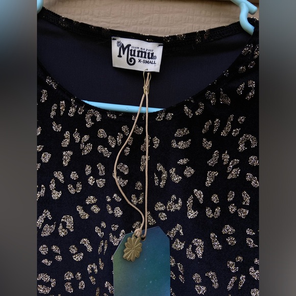 NWT- Show Me Your Mumu Toby Velvet Glitter Cheetah Mini Dress - Picture 8 of 10